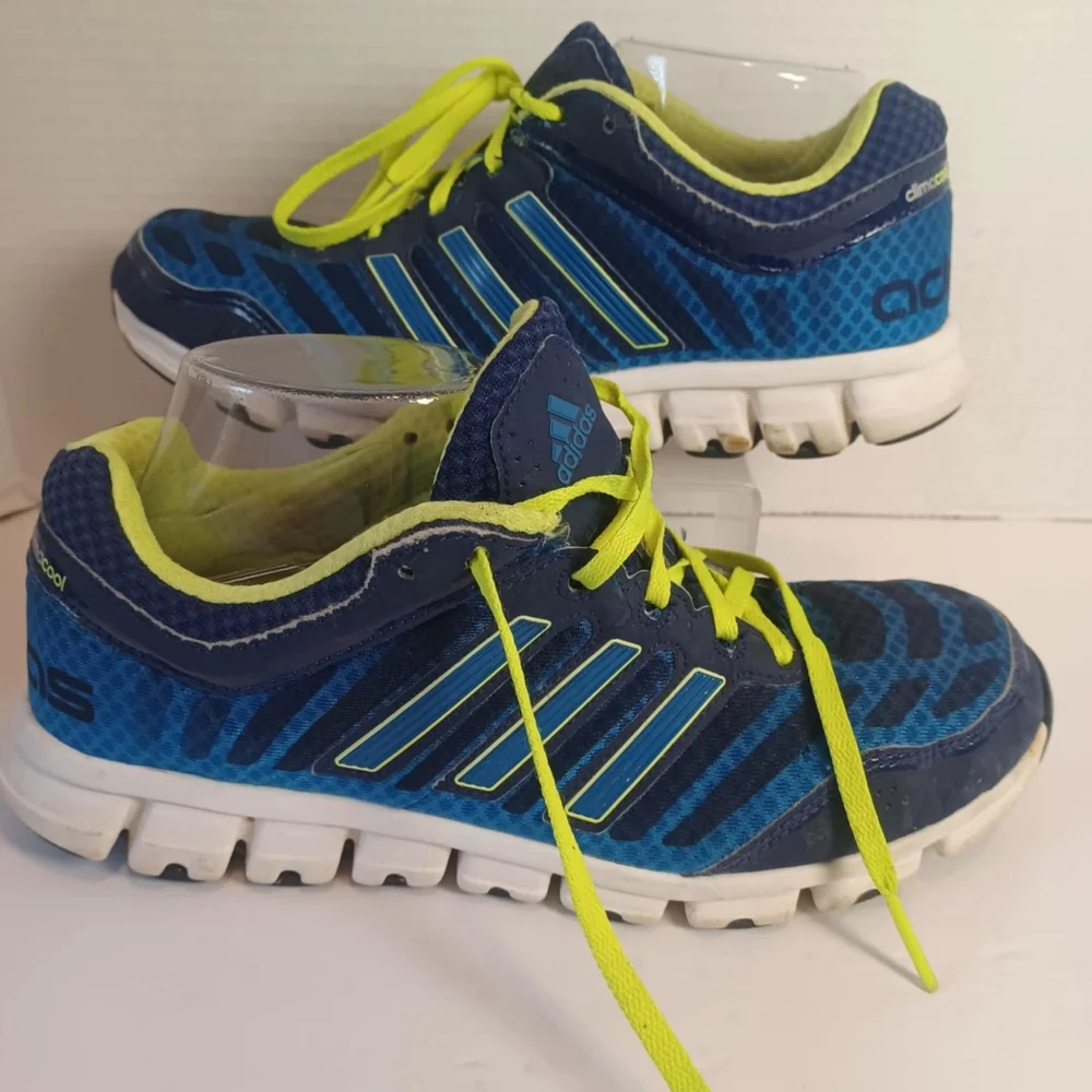 Adidas Climacool G66657 Men's 8.5 Blue & Yellow Sneaker Running Shoes Sports
